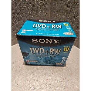 Sony DVD-RW 10 Pack New 120 Minutes 4.7 GB